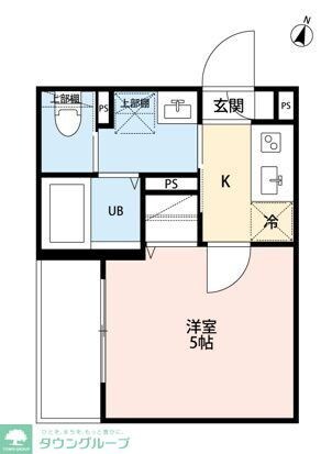 ティファナ蕨の物件間取画像