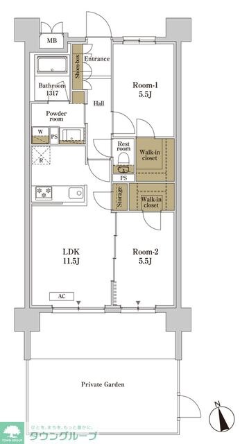 RJRプレシア川口の物件間取画像