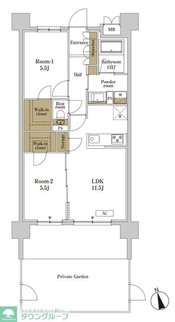 RJRプレシア川口の物件間取画像
