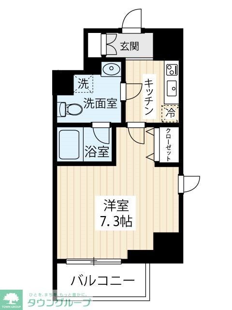 アンベリール西川口参番館の物件間取画像