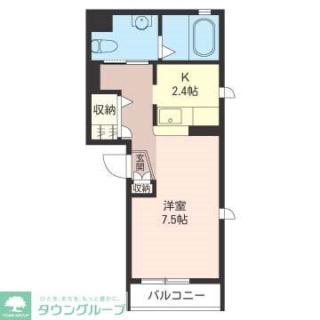 ソフィテルの物件間取画像