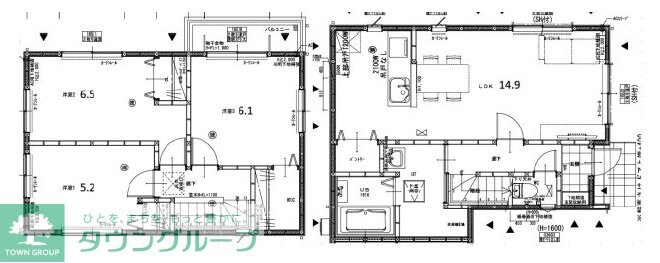 グランソフィア大門の物件間取画像