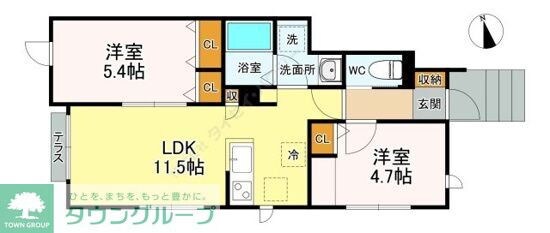 ディアコートの物件間取画像