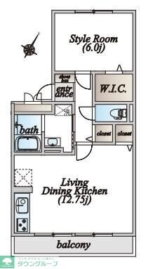 プルミエBの物件間取画像