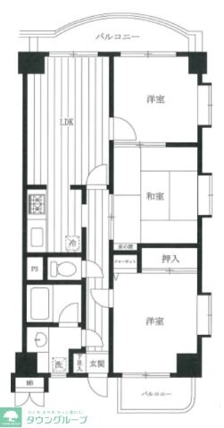 セントヒルズ東川口の物件間取画像