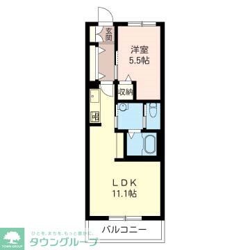 メゾン ド サリジェの物件間取画像