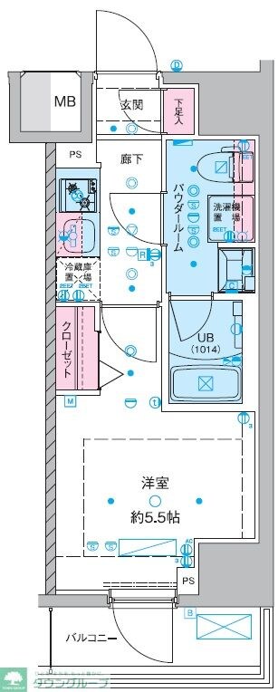 GENOVIA西川口IIIの物件間取画像