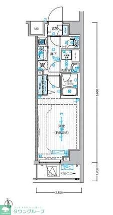MAXIV西川口DUEの物件間取画像