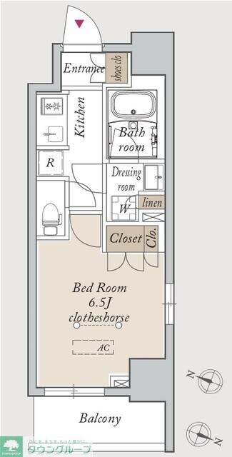 HF川口駅前レジデンスの物件間取画像