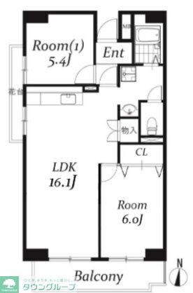 リバーサイドMAKIBAの物件間取画像