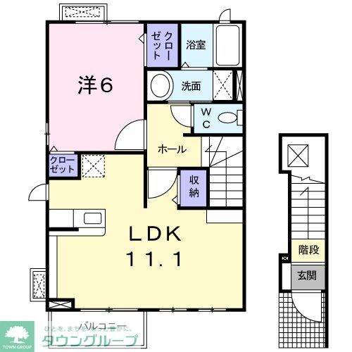 サニーレジデンスの物件間取画像