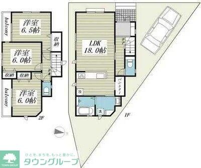 Sumai-toさいたま市中央区八王子01の物件間取画像
