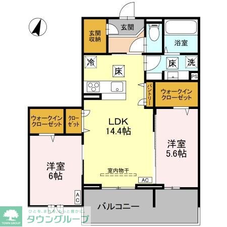 センカIIIの物件間取画像