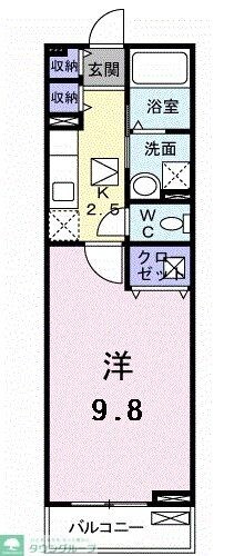 サニーハウス S・Uの物件間取画像