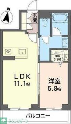 ル シエルの物件間取画像