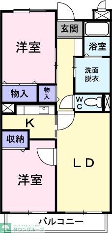トゥジュール・ヴェールの物件間取画像