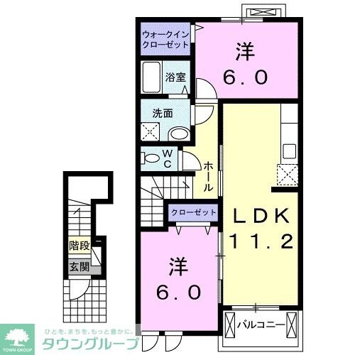 クレメント ブリッサIの物件間取画像