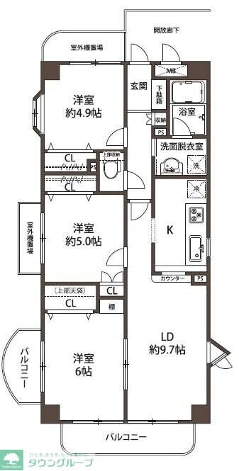 ジェンティール川口の物件間取画像