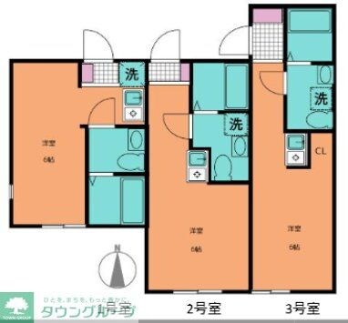 パラディーゾ戸田の物件間取画像