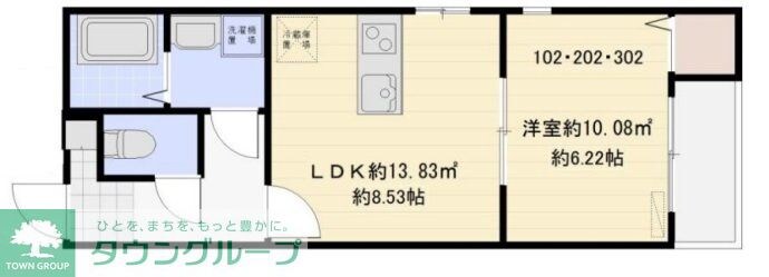 ラ・ヴィータの物件間取画像