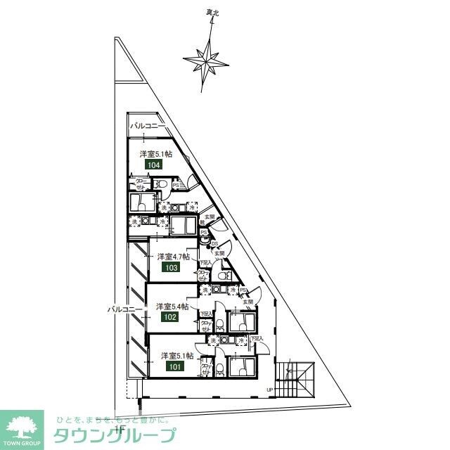 メルディア南元宿2丁目の物件間取画像