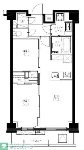 S-RESIDENCE東浦和aguaの物件間取画像