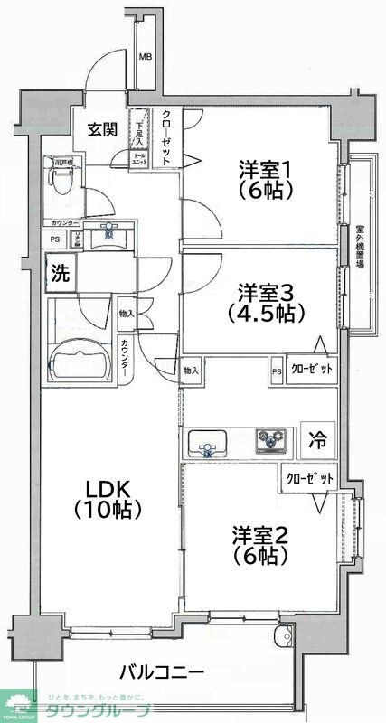 メゾン・ド・シュウの物件間取画像