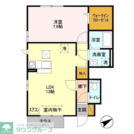 SAKURA Hills Bの物件間取画像