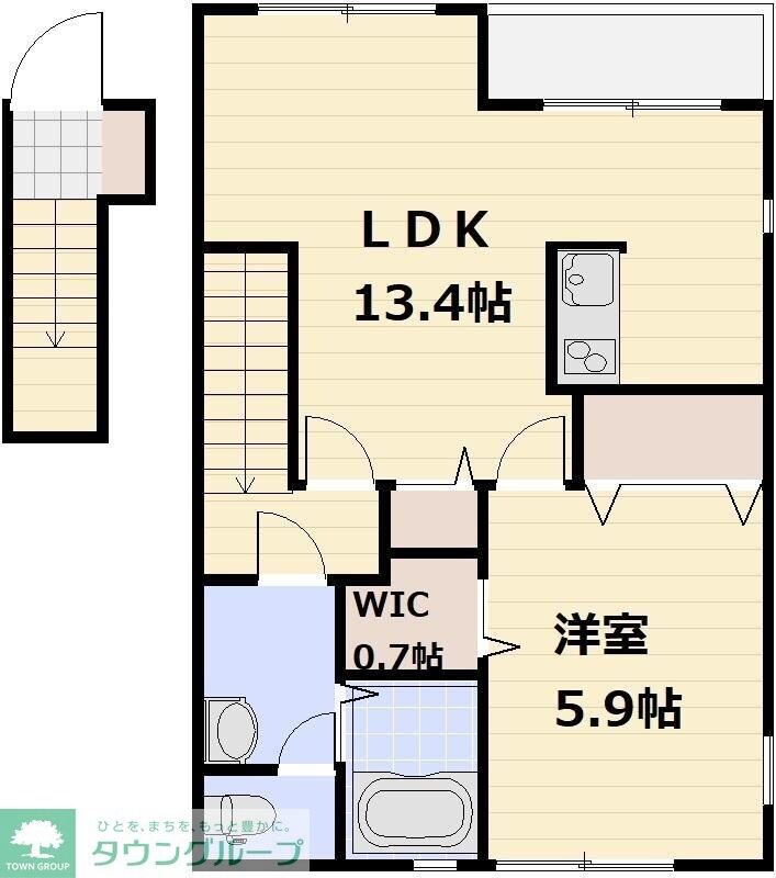 ハイツシェーンVの物件間取画像