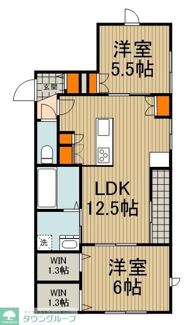 リヴィエールの物件間取画像