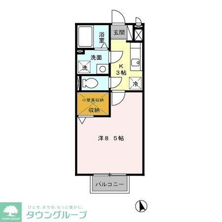 ドミールM日進の物件間取画像