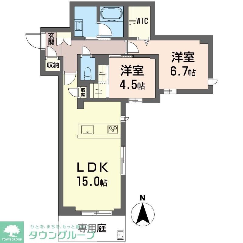 ルミチェーロの物件間取画像