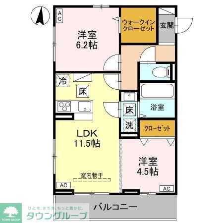 ユートリー IIIの物件間取画像