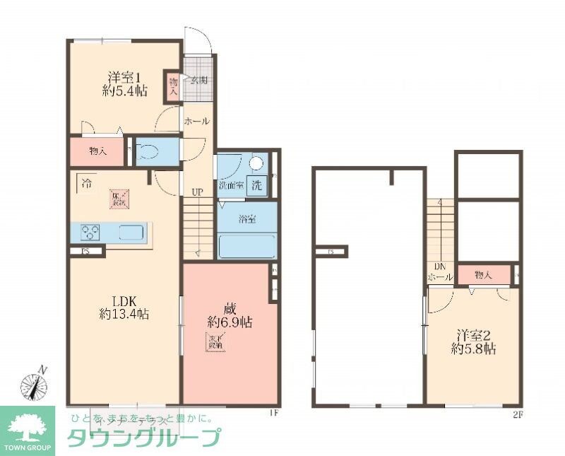 アイビスコートIIの物件間取画像