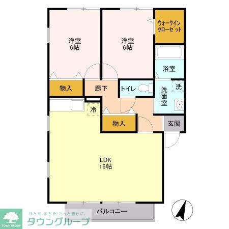 サンモール・ソシア 1の物件間取画像