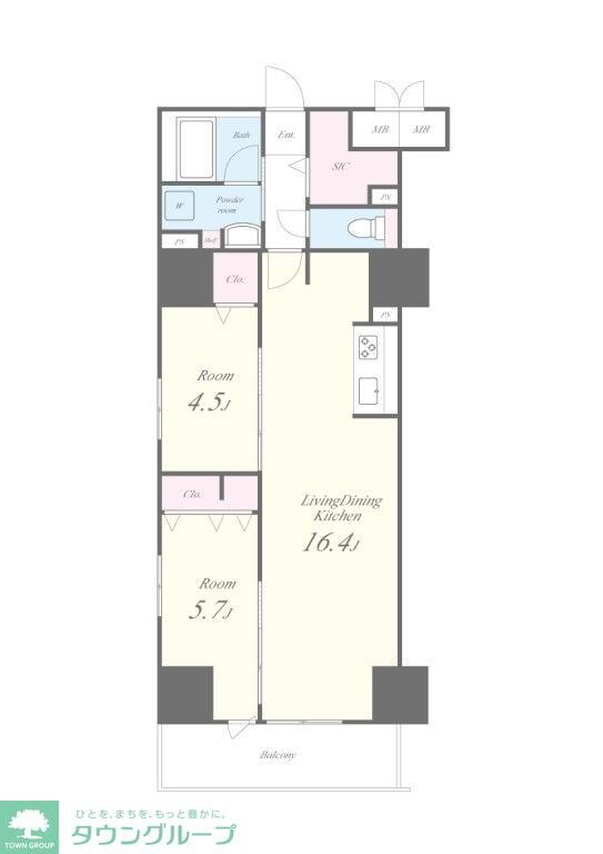 スターズスクエア浦和美園の物件間取画像