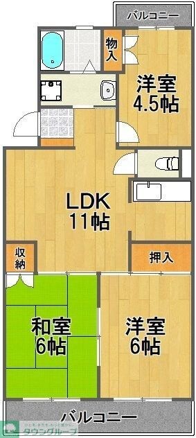 エーデルワイスの物件間取画像