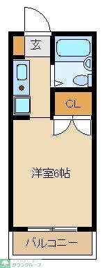 カレッジハウスIの物件間取画像