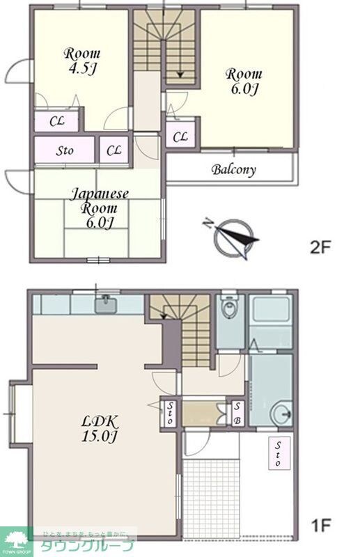 ドミエールAの物件間取画像