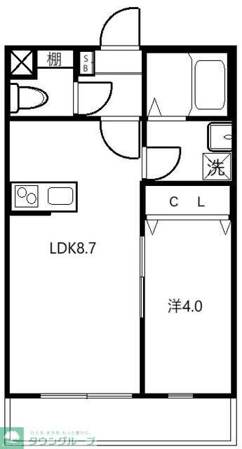 アクアステージの物件間取画像