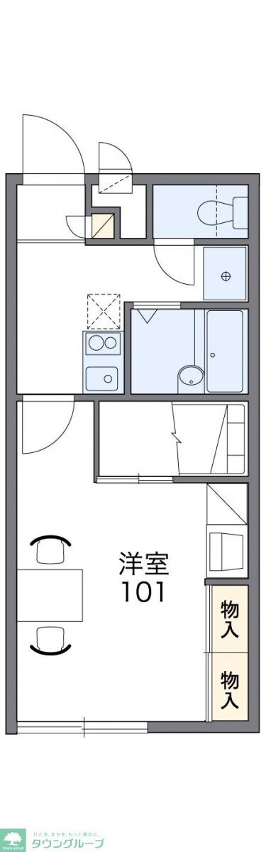 レオパレスフルールの物件間取画像