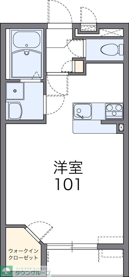 レオネクストシャルムコートの物件間取画像