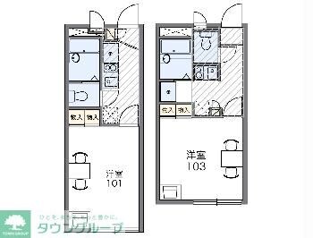 レオパレスコンフォートSの物件間取画像