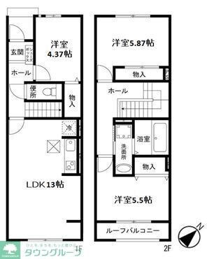 クレオールの物件間取画像