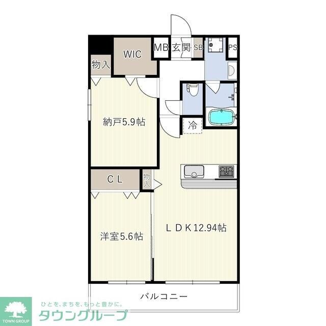 TCS北浦和レジデンスの物件間取画像