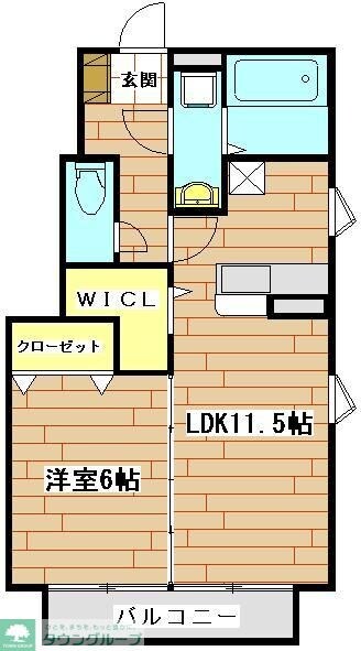 ティエルノの物件間取画像