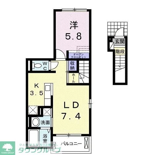 エクセレント グローブの物件間取画像