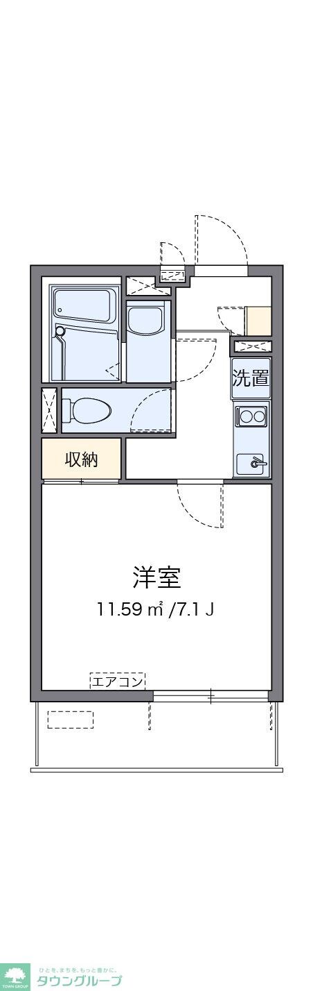 クレイノル メルシェの物件間取画像