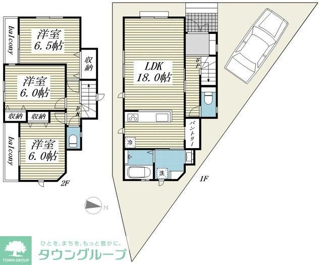 Sumai-toさいたま市中央区八王子01の物件間取画像