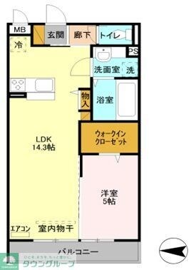 クレセントの物件間取画像